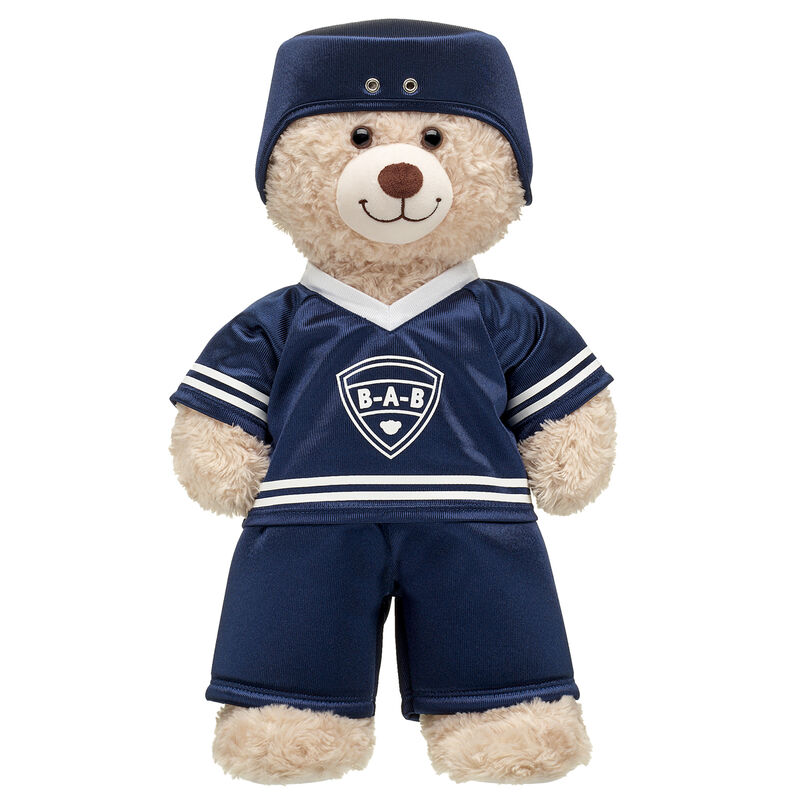 Hockey Uniform w/ Plush Helmet, Jersey & Pants - Build-A-Bear®