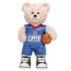 Los Angeles Clippers Happy Hugs Teddy Bear Basketball Gift Set