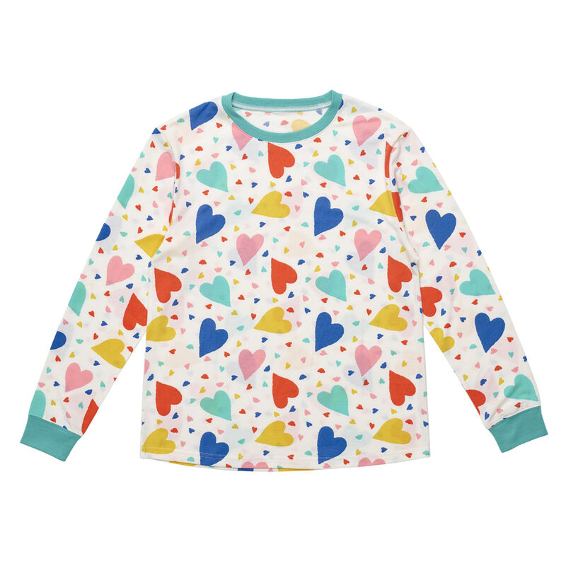 Build-A-Bear Pajama Shop™ Colorful Hearts PJ Top - Adult