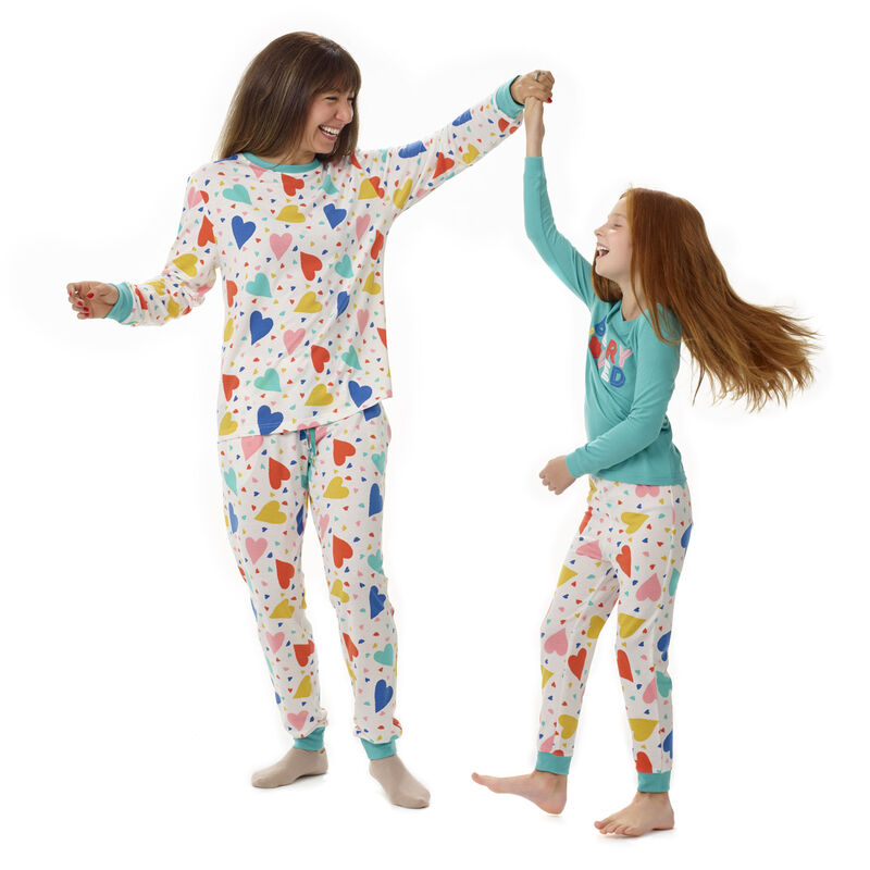 Build-A-Bear Pajama Shop™ Colorful Hearts PJ Pants - Adult
