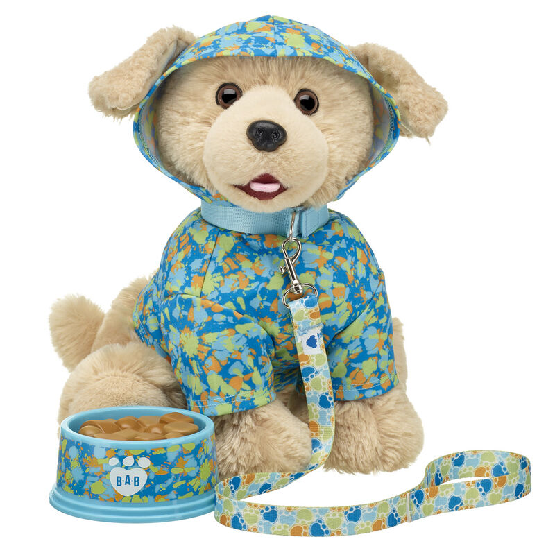 Promise Pets™ Golden Retriever Stuffed Animal Hoodie, Bowl & Leash Gift Set - Build-A-Bear Workshop®