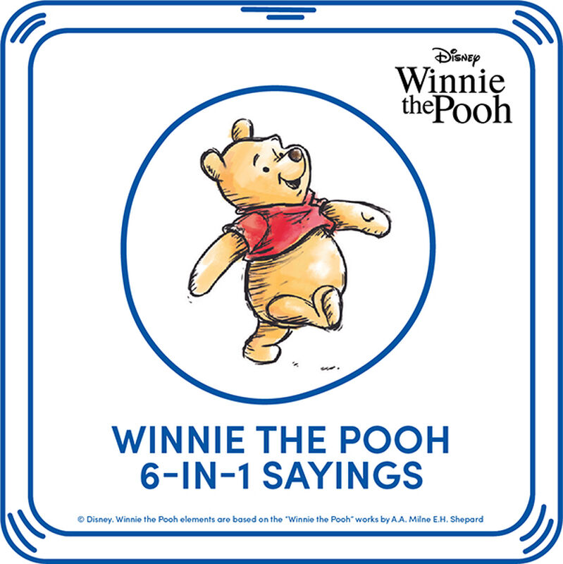 Disney Winnie the Pooh 6-in-1 Sayings