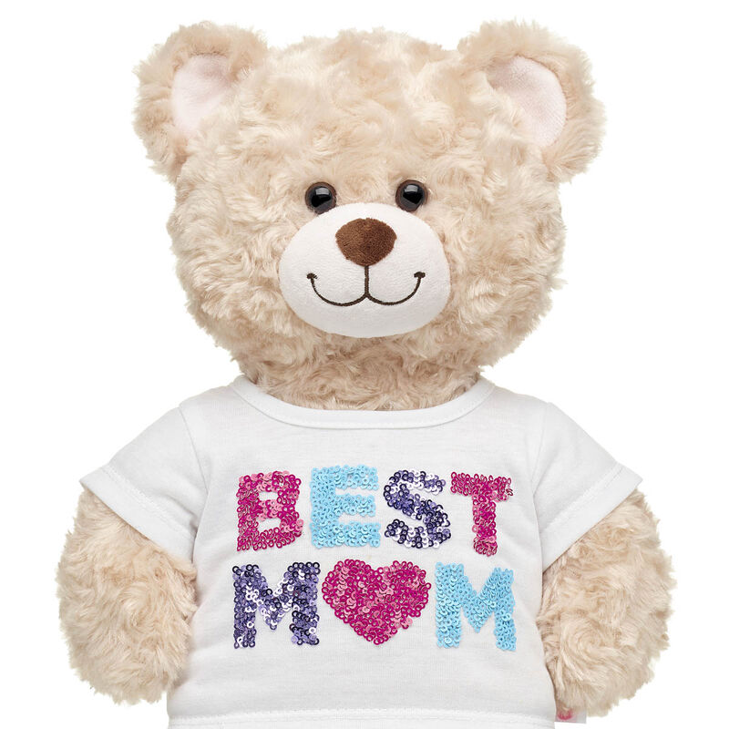 Best Mom Sequin T-Shirt for Stuffed Animals - Build-A-Bear Workshop®