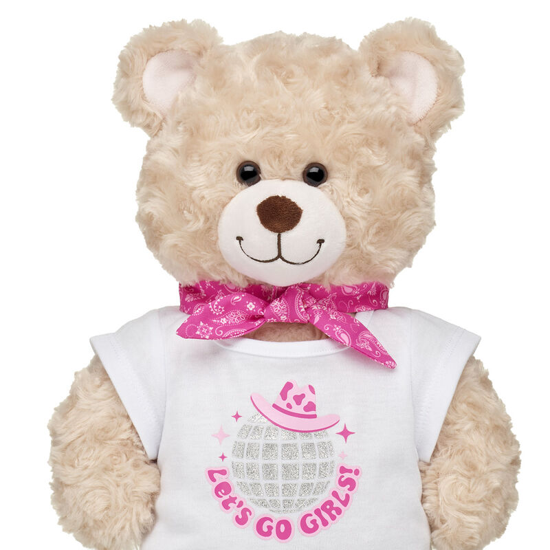 Online Exclusive "Let's Go Girls" T-Shirt and Bandana for Stuffed Animals - Build-A-Bear Workshop®
