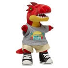 Red Raptor Plush Khaki Shorts Gift Set