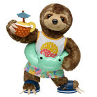 Brown Sloth Stuffed Animal Summer Vibes Gift Set