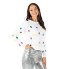 Tipsy Elves Sequin Lights Ugly Christmas Sweater