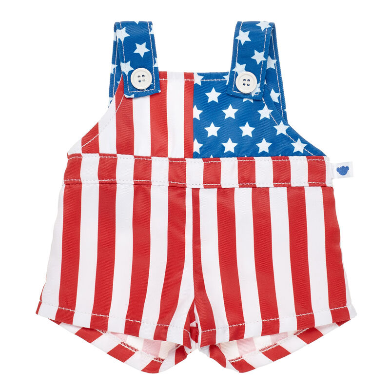 American Flag Overalls for Stuffed Animals - Build-A-Bear Workshop®