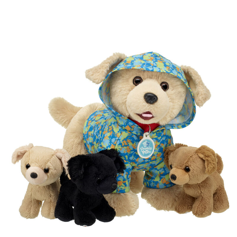 Promise Pets™ Golden Retriever Stuffed Animal Hoodie & Puppies Gift Set - Build-A-Bear Workshop®