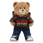 Lil' Cub® Brownie Teddy Bear Black History Hoodie Gift Set