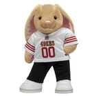 Pawlette™ Bunny Plush San Francisco 49ers Jersey Gift Set