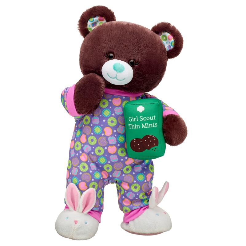 Girl Scout Thin Mints™ Teddy Bear Gift Set with Sleeper and Cookie Box 