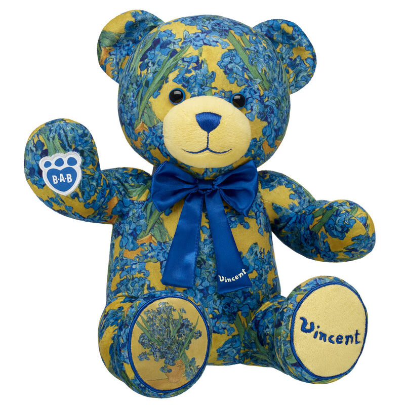 Van Gogh Teddy Bear Irises Bundle