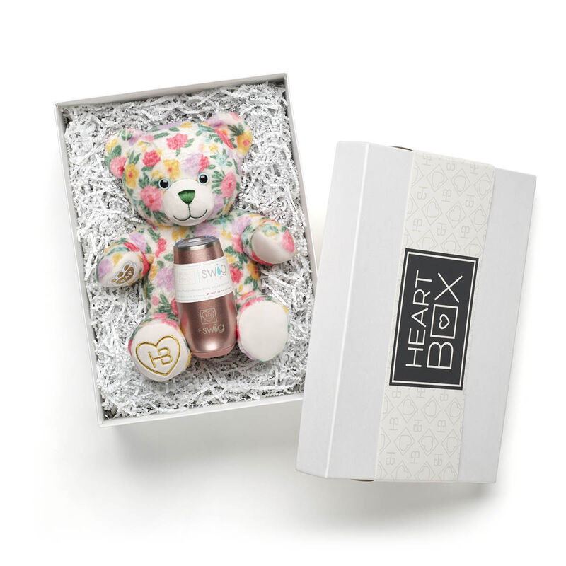 Oh So Lovely Teddy Bear with Swig Life Stemless Flute Stuffed Animal Gift Set - Build-A-Bear Workshop®