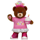 Birthday Treat Teddy Bear Pink Party Gift Set