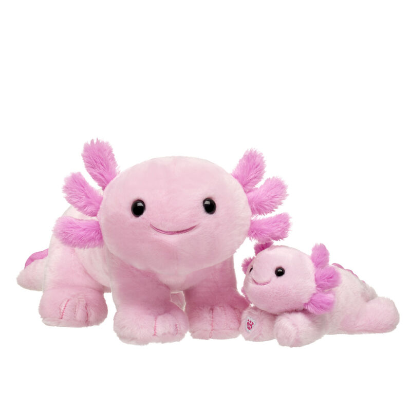 Pink Axolotl Soft Toy & Mini Beans Gift Set - Build-A-Bear Workshop®