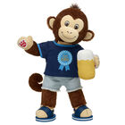 Smiley Monkey Stuffed Animal Best Dad Gift Set