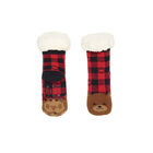 Build-A-Bear Pajama Shop™ Buffalo Check Bear Slipper Socks - Toddler, Youth & Adult