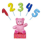 Online Exclusive Build-A-Bear® Pink Bear Base with CeleBEARate Balloon Inserts (1-5)
