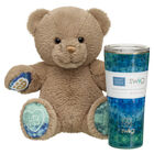 Well Wishes Teddy Bear with Swig Life Stainless Steel Insulated Tumbler