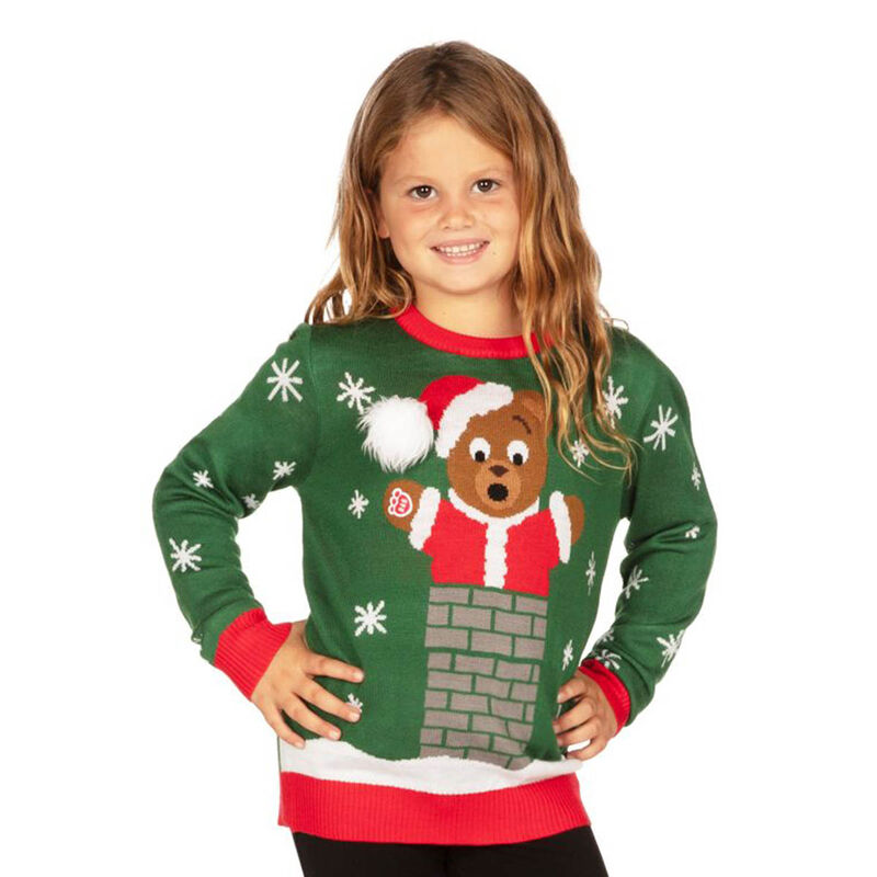 Online Exclusive Tipsy Elves Beary Stuck Christmas Sweater