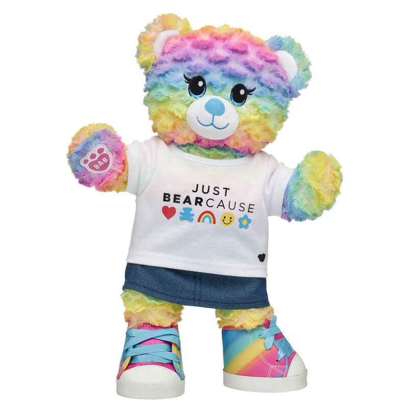 Rainbow Party Teddy Bear "Just Bearcause" Gift Set - Build-A-Bear Workshop®