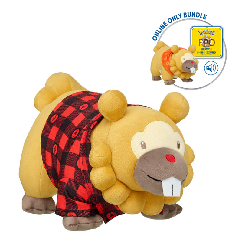 Online Exclusive Pokémon Bidoof Plush Bundle - Build-A-Bear Workshop®